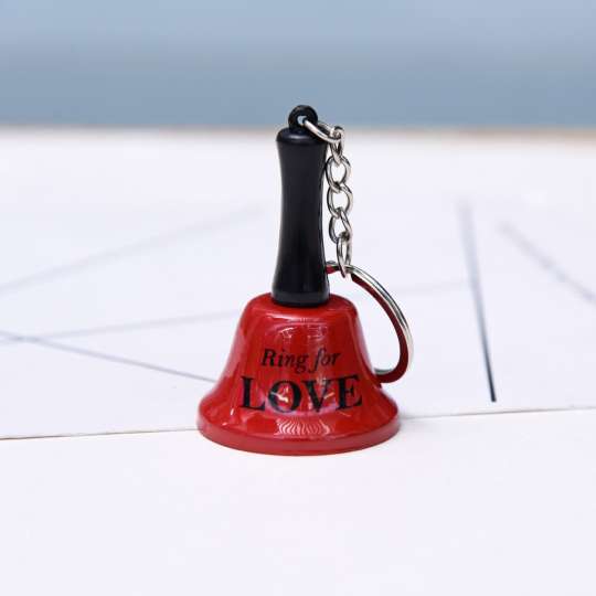 Брелок колокольчик Ring for love 5992 3.8 см красный