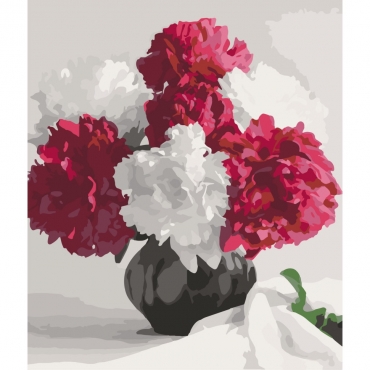 Картина по номерам "Букет пионов" 13032-AC 30х40 см