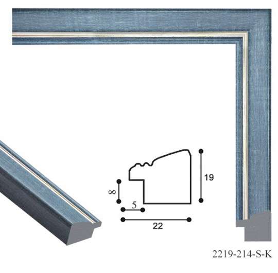 Багетна рамка 2219 - 214 (джинс)