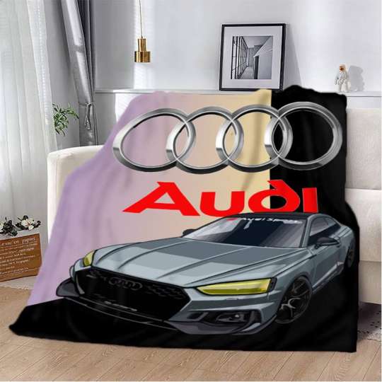 Плед 3D Audi 2595_B 12421 135х160 см