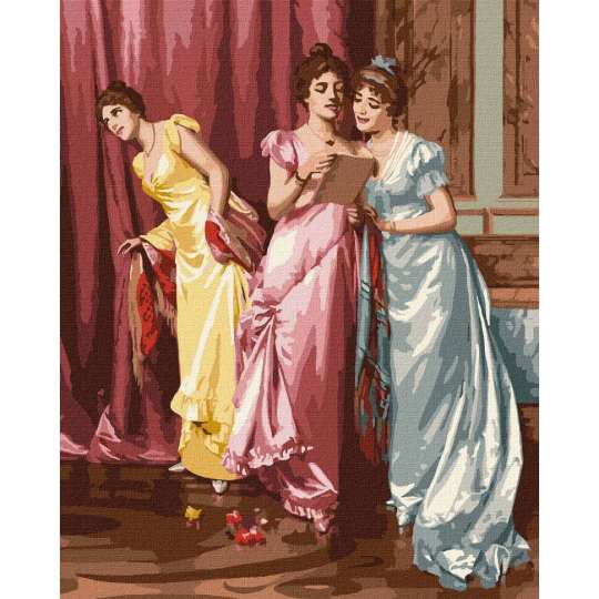 Картина по номерам "Увлекательное письмо" KHO7305 40х50 см