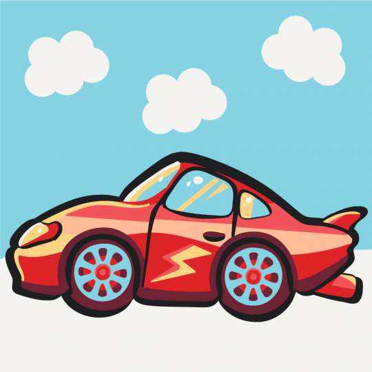 Машинка блискавка