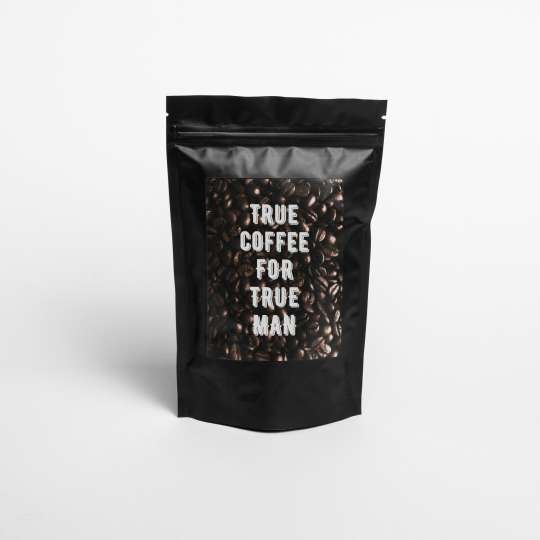 Кофе "True coffee for true man", англійська