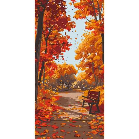 Картина по номерам "Осенний парк" 11572-AC 40х80 см