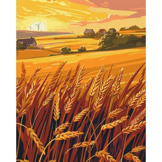 Картина по номерам "Солнечное поле" 11053-AC 40х50 см