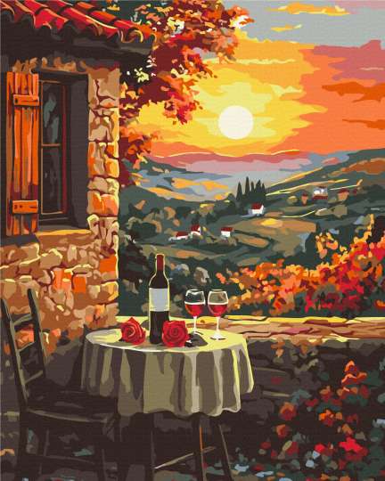 Романтичний захід сонця