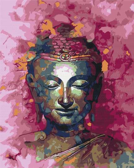 Будда в рожевих відтінках