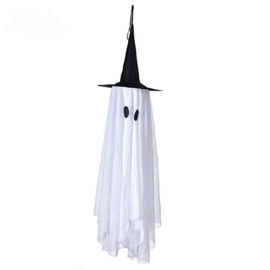 Подвесной декор на Хеллоуин Призрак 13641 110 см белый